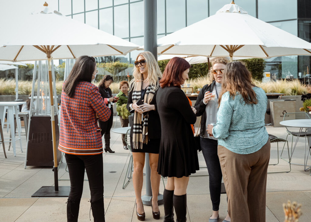 Fairfield employees happy to socialize face to face again at our Back to the office happy hour at our brand new corporate office.