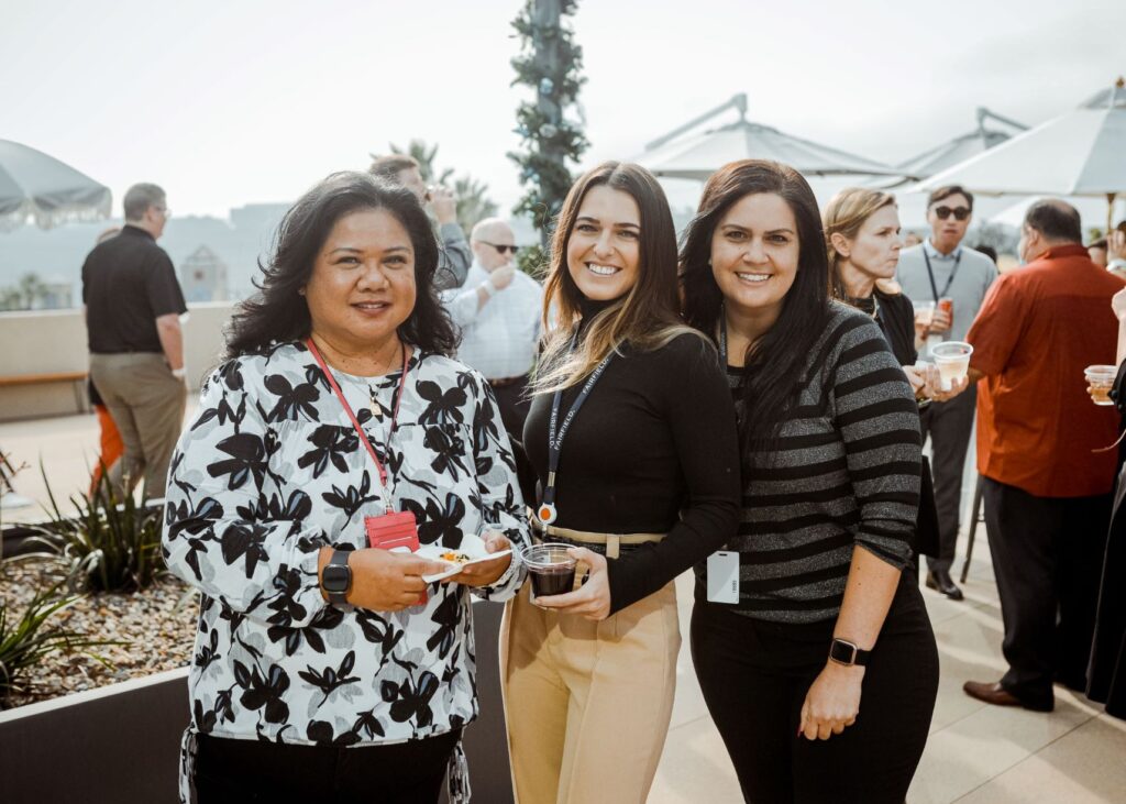 Fairfield employees happy to socialize face to face again at our Back to the office happy hour at our brand new corporate office.