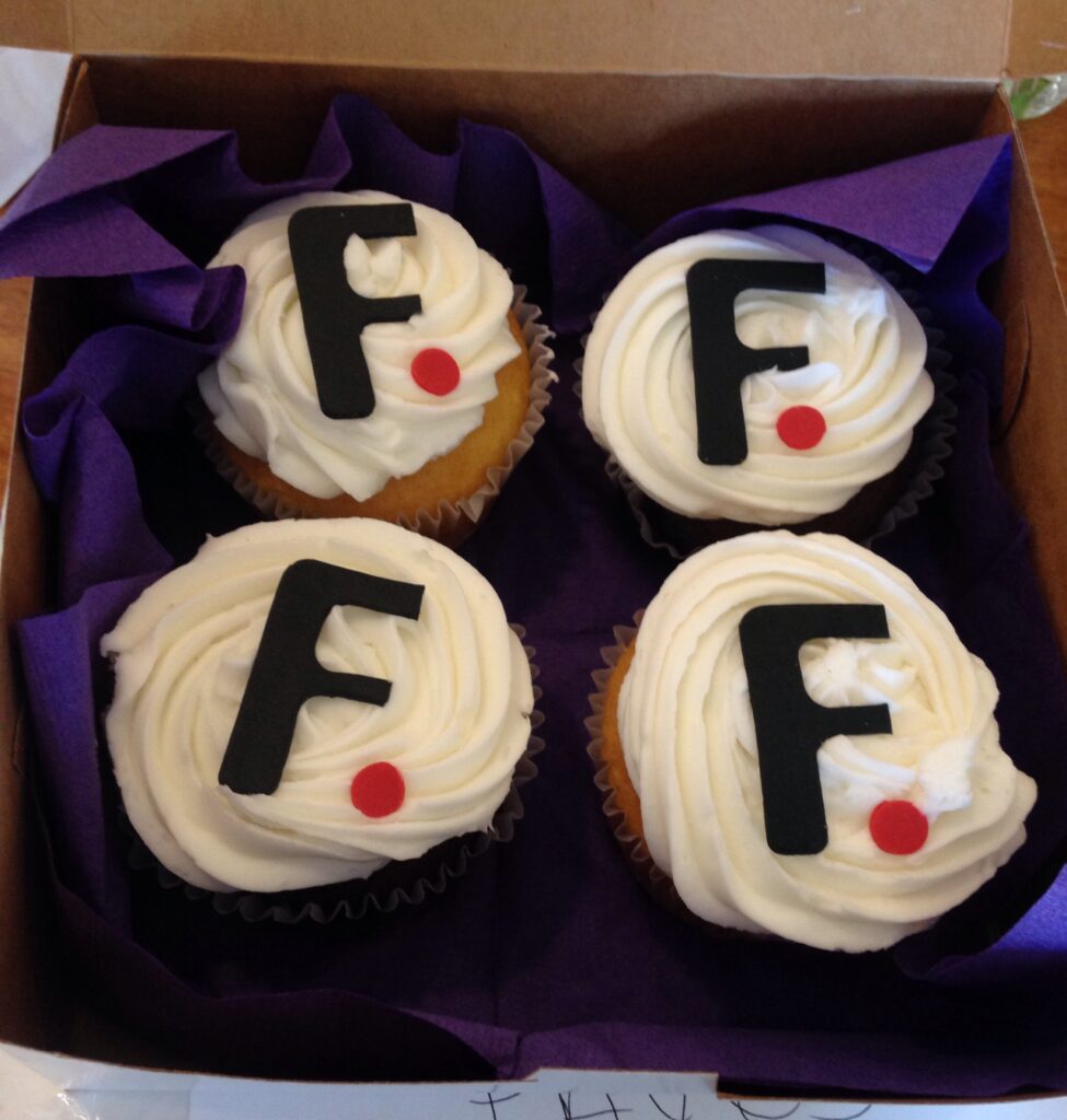 Fairfield branded cupcakes