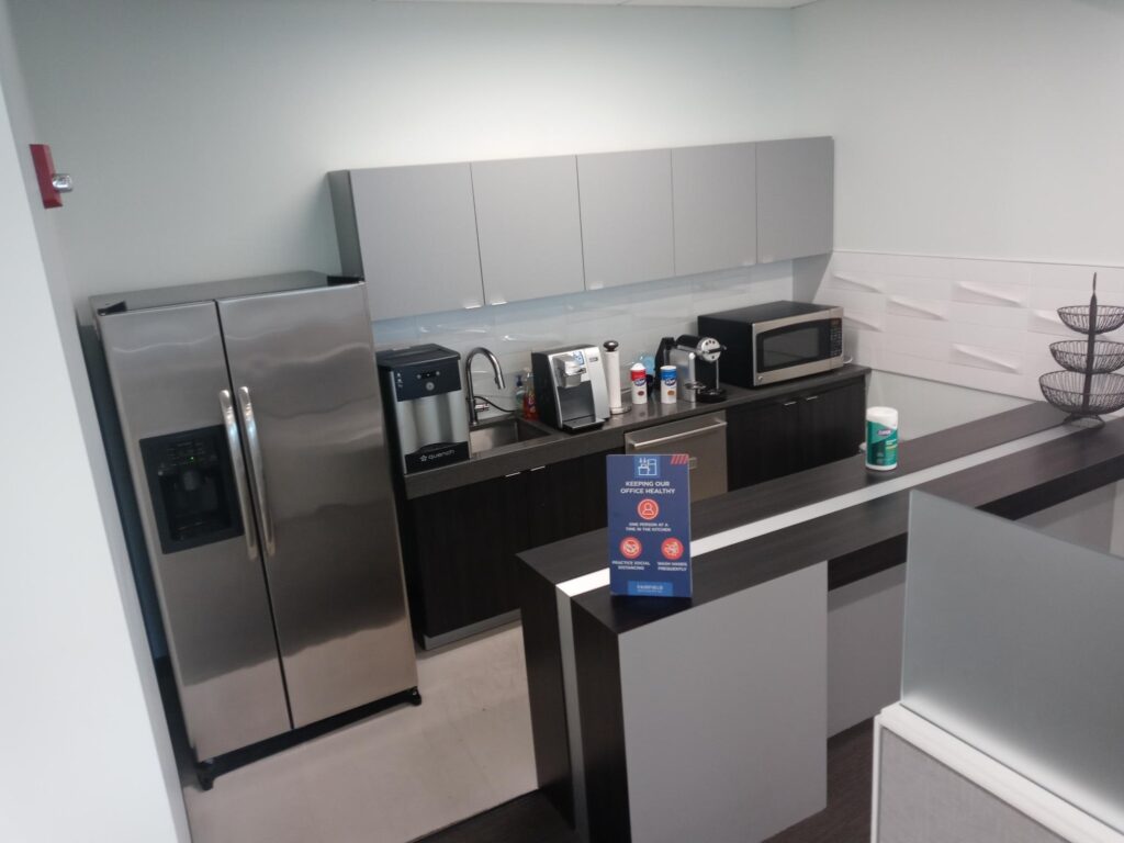 Fairfield office in DC region kitchen