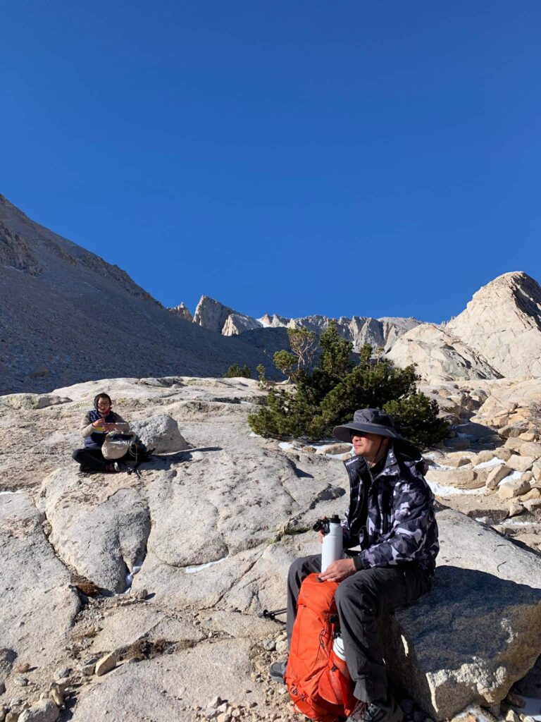 Hiking with friends